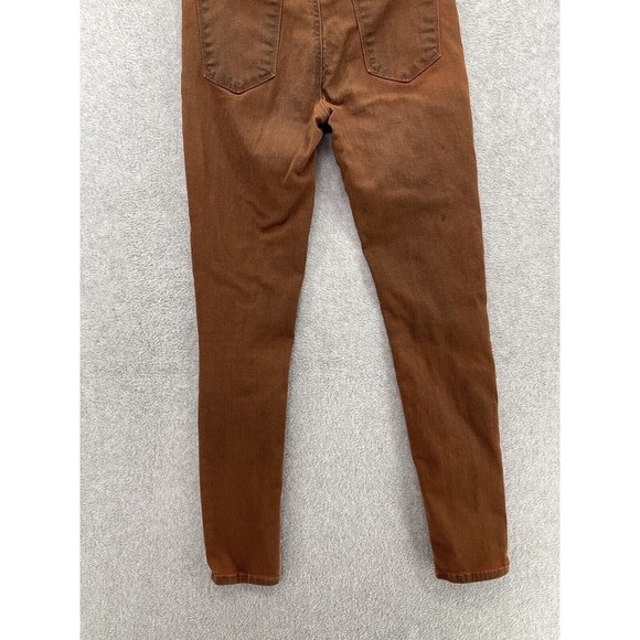 JustBlack Women's Pants Distressed Brown Size 27 Skinny Cotton Blend USA Made - Picture 6 of 14